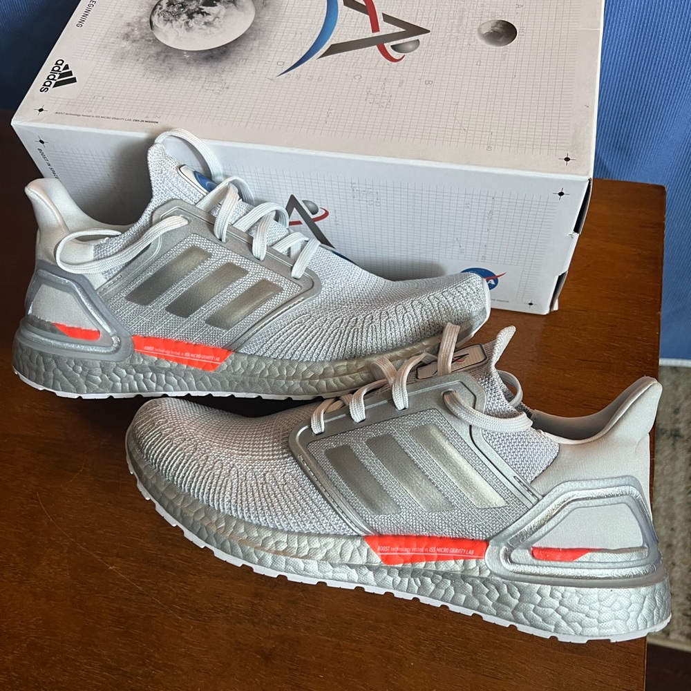 Men’s Adidas Ultraboost 20 DNA NASA Silver